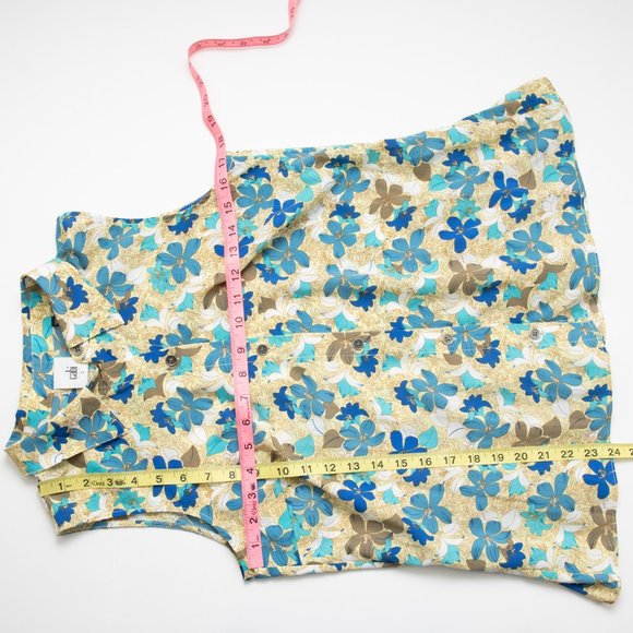 Cabi 5215 Floral Wish Peplum Tank Top Summer Flowers Sleeveless Shirt Size Small - Picture 7 of 7